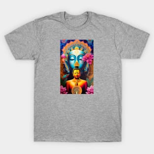 Buddha Mandala and the tree of life with lotus T-Shirt